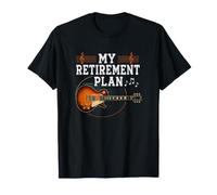 Mi Plan de jubilación Guitarrista Guitarrista Músico Rock Camiseta