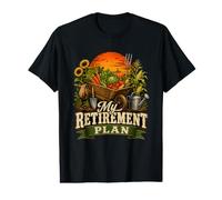 Mi Plan de jubilación Jardinería Huerto Amante de la Vida Camiseta gráfica económica