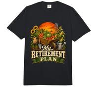Mi Plan de jubilación Jardinería Huerto Amante de la Vida Comfort Colors Adult Heavyweight T-Shirt