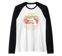 Mi Plan de jubilación Observación de Aves Retro Sunset Fotógrafo Camiseta Manga Raglan