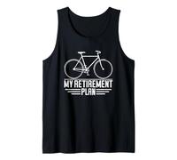Mi plan de jubilación Pasión en bicicleta Camiseta sin Mangas
