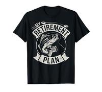 Mi Plan de jubilación Pesca Divertida Pescador Jubilado Camiseta