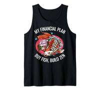 Mi Plan financiero Comprar Fish Build Zen Funny Investor Camiseta sin Mangas