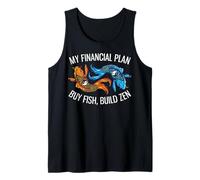 Mi Plan financiero Compre Pescado, construya Zen Funny Investor Camiseta sin Mangas