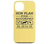 Mi Plan para Hoy Divertido Caballo y Vino Carcasa para iPhone 13