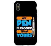 Mi pluma es más grande que la tuya Carcasa para iPhone X/XS