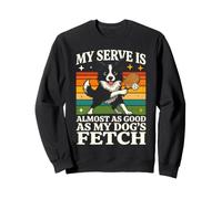 Mi porción es Casi Tan Buena como Buscan mis Perros Sudadera