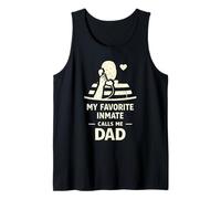 Mi preso Favorito me Llama papá Cárcel Teléfono Humor Camiseta sin Mangas