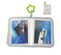 Mi primer álbum de fotos familiar | Álbum de fotos para niños | Libro de fotos de familia de tela suave con pegatinas para placas con | para chicos niñas hijas nietos nipot