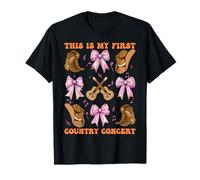 Mi Primer Concierto Country Western Southern Country Music Girl Camiseta