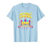 Mi Primer Concierto fue Epic Kids Music Festival Memory Camiseta, Hombre, Azul Bebé, XXL