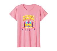 Mi Primer Concierto fue Epic Kids Music Festival Memory Camiseta, Mujer, Rosado, L
