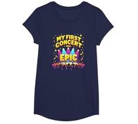 Mi Primer Concierto fue Epic Kids Music Festival Memory Camiseta, Niñas, Azul Marino, Pequeña