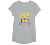 Mi Primer Concierto fue Epic Kids Music Festival Memory Camiseta, Niñas, Gris Jaspeado, Pequeña