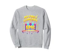 Mi Primer Concierto fue Epic Kids Music Festival Memory Sudadera, Unisex para Adultos, Gris Jaspeado, XL