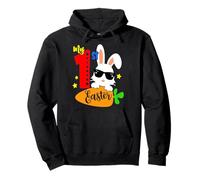 Mi Primer Conejo de Pascua Cristiano Regalo del día de Pascua para niño e Hijo Sudadera con Capucha