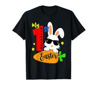 Mi primer conejo de Pascua cristiano regalo para el día de Pascua para niño y hijo Camiseta