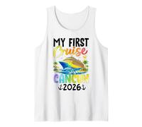 Mi Primer Crucero Cancún 2026 Camiseta sin Mangas