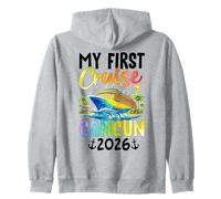 Mi Primer Crucero Cancún 2026 Sudadera con Capucha