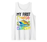 Mi Primer Crucero Cancún Camiseta sin Mangas