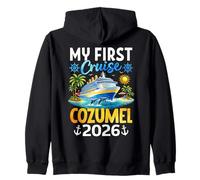 Mi Primer Crucero Cozumel 2026 Vacaciones en Crucero en México Sudadera con Capucha