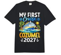 Mi Primer Crucero Cozumel 2027 Vacaciones en Crucero en México Comfort Colors Adult Heavyweight T-Shirt