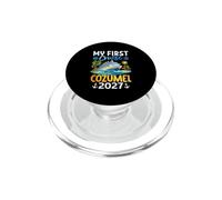Mi Primer Crucero Cozumel 2027 Vacaciones en Crucero en México PopSockets PopGrip para MagSafe