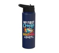 Mi primer crucero en Bahamas 2027 Viaje en crucero por primera vez Stainless Steel Insulated Water Bottle