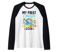 Mi Primer Crucero por el Caribe 2026 Camiseta Manga Raglan