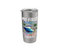 Mi primer crucero Puerto Rico 2027 Vaso térmico de acero inoxidable de doble pared
