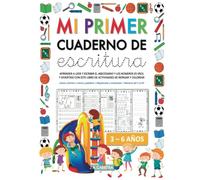 Mi primer cuaderno de escritura: Aprender a leer y escribir el abecedario y los números es fácil y divertido con este libro de actividades de repasar ... Mayúsculas y Minúsculas | Números del 1 al 20