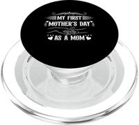 Mi Primer cumpleaños como mamá Primer día de la Madre PopSockets PopGrip para MagSafe