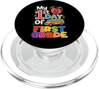 Mi Primer día de autobús Escolar de Primer Grado Apple de Regreso a Clases PopSockets PopGrip para MagSafe