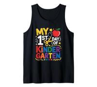 Mi Primer día de jardín de Infantes de Regreso a la Escuela Camiseta sin Mangas