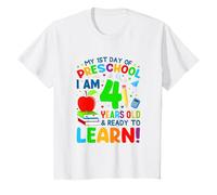 Mi Primer día de Preescolar 4 años Primer día de Clases Camiseta