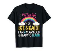 Mi Primer día de Primer Grado Tengo 6 años y Listo para Aprender Camiseta