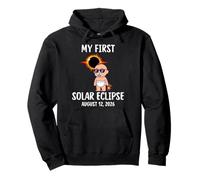 Mi Primer Eclipse Solar 12 de Agosto de 2026 Astronomía Divertida para bebés Sudadera con Capucha