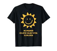 Mi Primer Eclipse Solar Total 2026 para Niños Camiseta