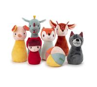 Mi primer juego de bolos del bosque - Juguete blando de actividad - Lilliputiens - Motricidad y diversión desde 18 meses