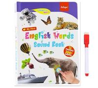 Mi Primer Juguete con Sonidos en Inglés: Más de 470 Palabras, 21 Temas, Presiona For Aprender Fonética, Divertido Juego de Palabras, Libro con Sonidos Del Alfabeto, Juguete(3-9y)