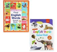 Mi Primer Juguete de Sonido en inglés: más de 470 Palabras, 21 Temas, Divertido Juego de Palabras, Juguete Educativo para el Aprendizaje de Idiomas, educación Escolar y Regalo Educativo Ideal (2pcs)