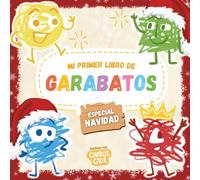 Mi primer libro de garabatos. Especial Navidad: Libro de colorear la Navidad. Idea de regalo para niños y niñas de 1 a 3 años.