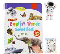 Mi Primer Libro de Sonidos en Inglés: 470+ Palabras y Sonidos para el Aprendizaje Sensorial, 21 Temas Infantiles (Animales, Comida, Hogar), Juguete Interactivo Parlante para Bebés de 1 a 6 Años