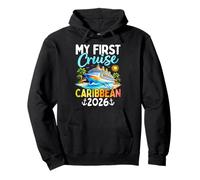 Mi Primer Viaje de Vacaciones en Crucero por el Caribe 2026 Sudadera con Capucha
