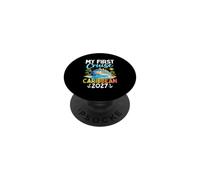 Mi Primer Viaje de Vacaciones en Crucero por el Caribe 2027 PopSockets PopGrip Adhesivo