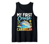 Mi Primer Viaje de Vacaciones en Crucero por el Caribe Camiseta sin Mangas