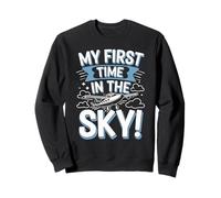 Mi Primer Viaje en avión Aventura de Vuelo por Primera Vez Sudadera