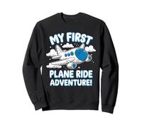 Mi Primer Viaje en avión Aventura de Vuelo por Primera Vez Sudadera