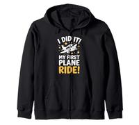 Mi Primer Viaje en avión Aventura de Vuelo por Primera Vez Sudadera con Capucha