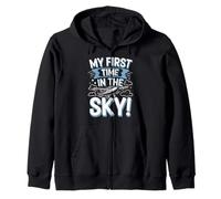 Mi Primer Viaje en avión Aventura de Vuelo por Primera Vez Sudadera con Capucha